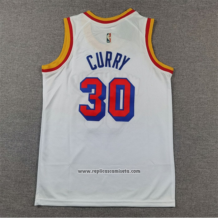 Camiseta Nino Golden State Warriors Stephen Curry #30 Classic 2024-25 Blanco